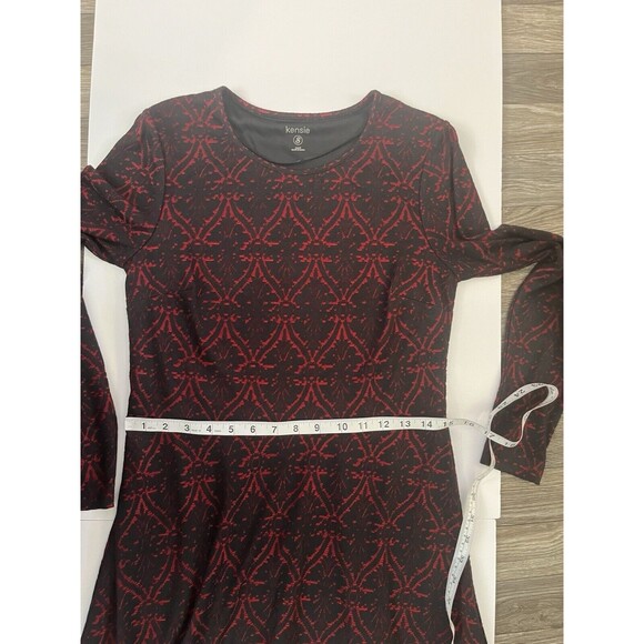 Kensie Women’s Pullover Dress Size S Long Sleeve Knee Length Round Neck - Picture 11 of 14
